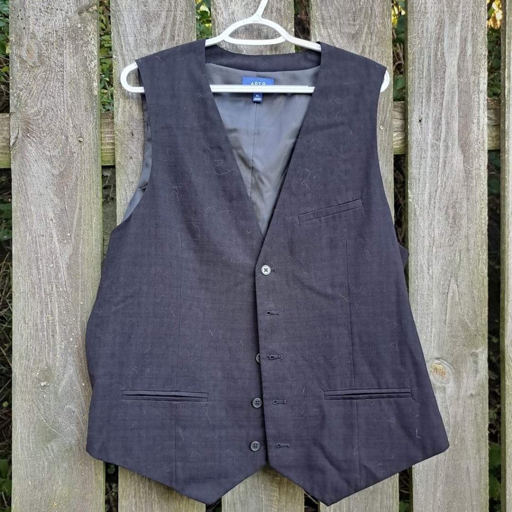 Men's Apt. 9 Dress Vest Black XL